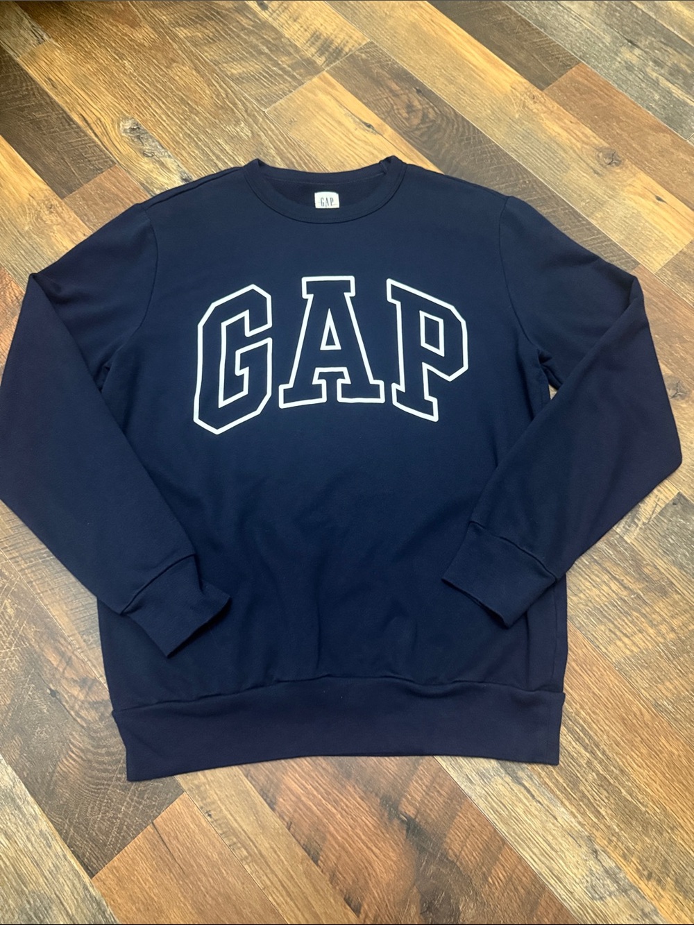 GAP Classic Logo Navy Crewneck Sweatshirt Men’s Small